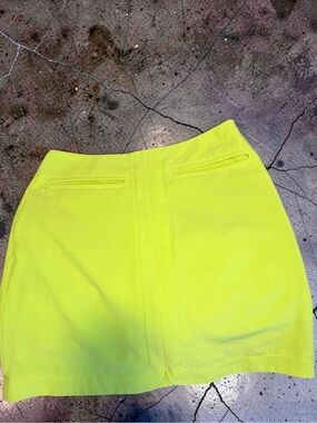 EP Pro Neon Yellow Mini Skirt